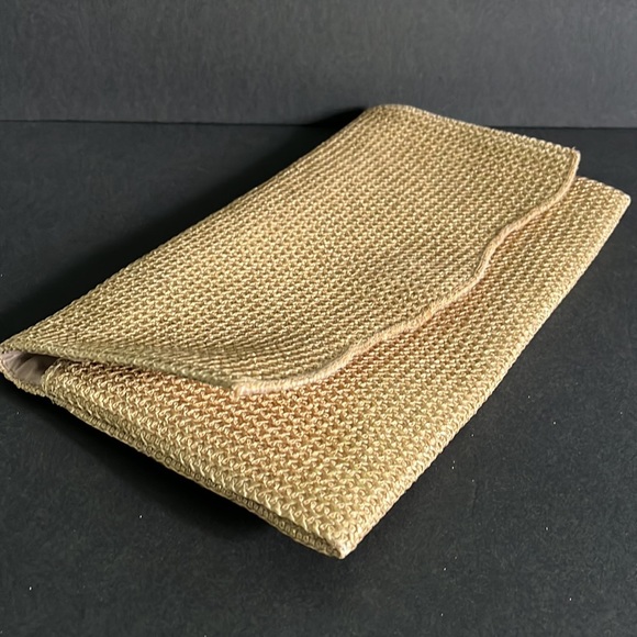 Muche Et Muchette Woven Gold Clutch - Picture 11 of 11